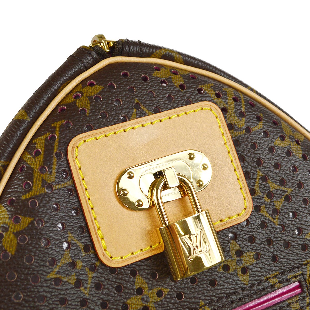 LOUIS VUITTON SPEEDY HAND BAG FUCHSIA MONOGRAM