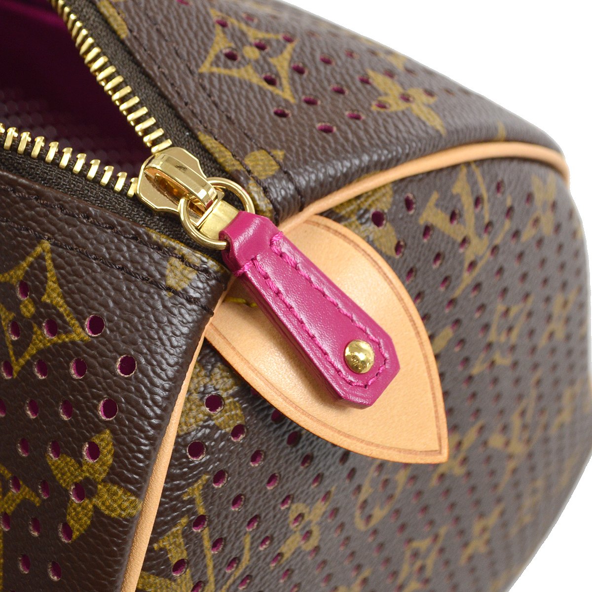 LOUIS VUITTON SPEEDY HAND BAG FUCHSIA MONOGRAM