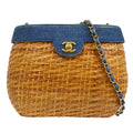 CHANEL 1997-1999 Wicker Basket Bag 20