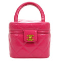 CHANEL 1995 Heart Mirror Vanity Handbag