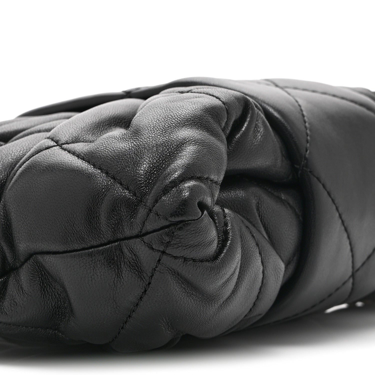 Chanel Lambskin Quilted Mini Bow Bag Black