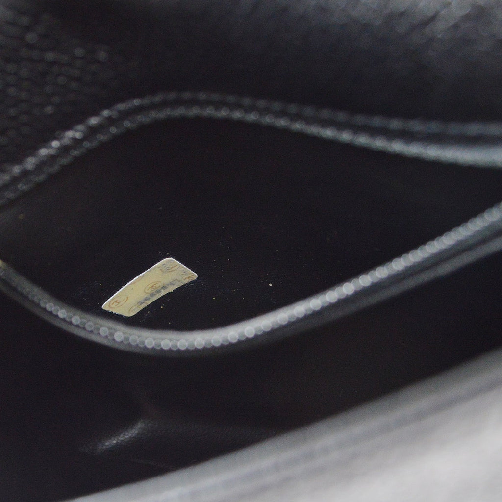 CHANEL 1991-1994 Black Caviar Triple CC Belt Bag #75