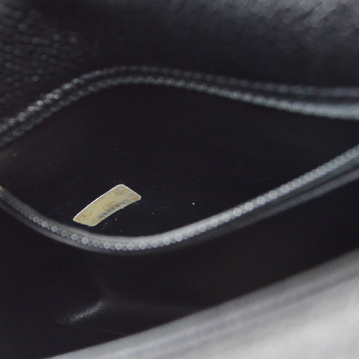 CHANEL 1991-1994 Black Caviar Triple CC Belt Bag #75