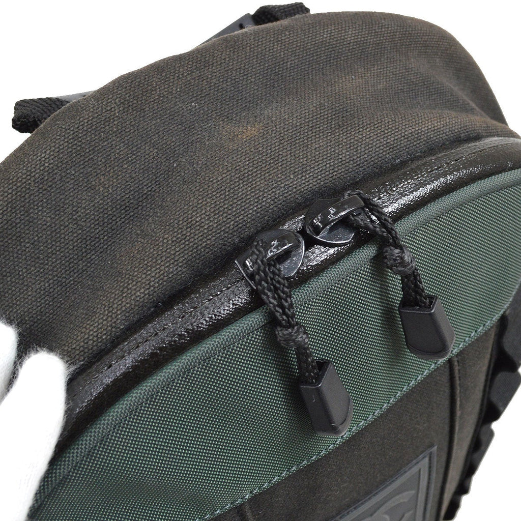 CHANEL 2003-2004 Sport Line Backpack Black Green