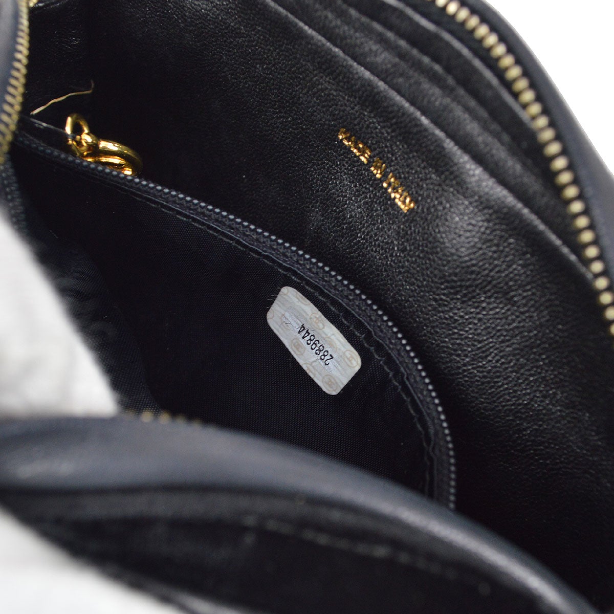 CHANEL 1991-1994 Black Velvet Camera Bag Mini