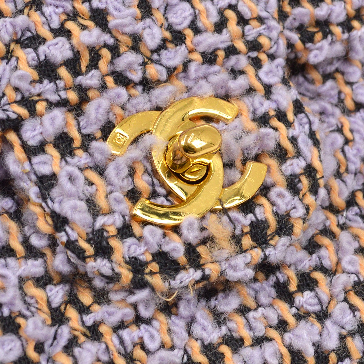CHANEL * 1994 Tweed Top Handle Bag Set