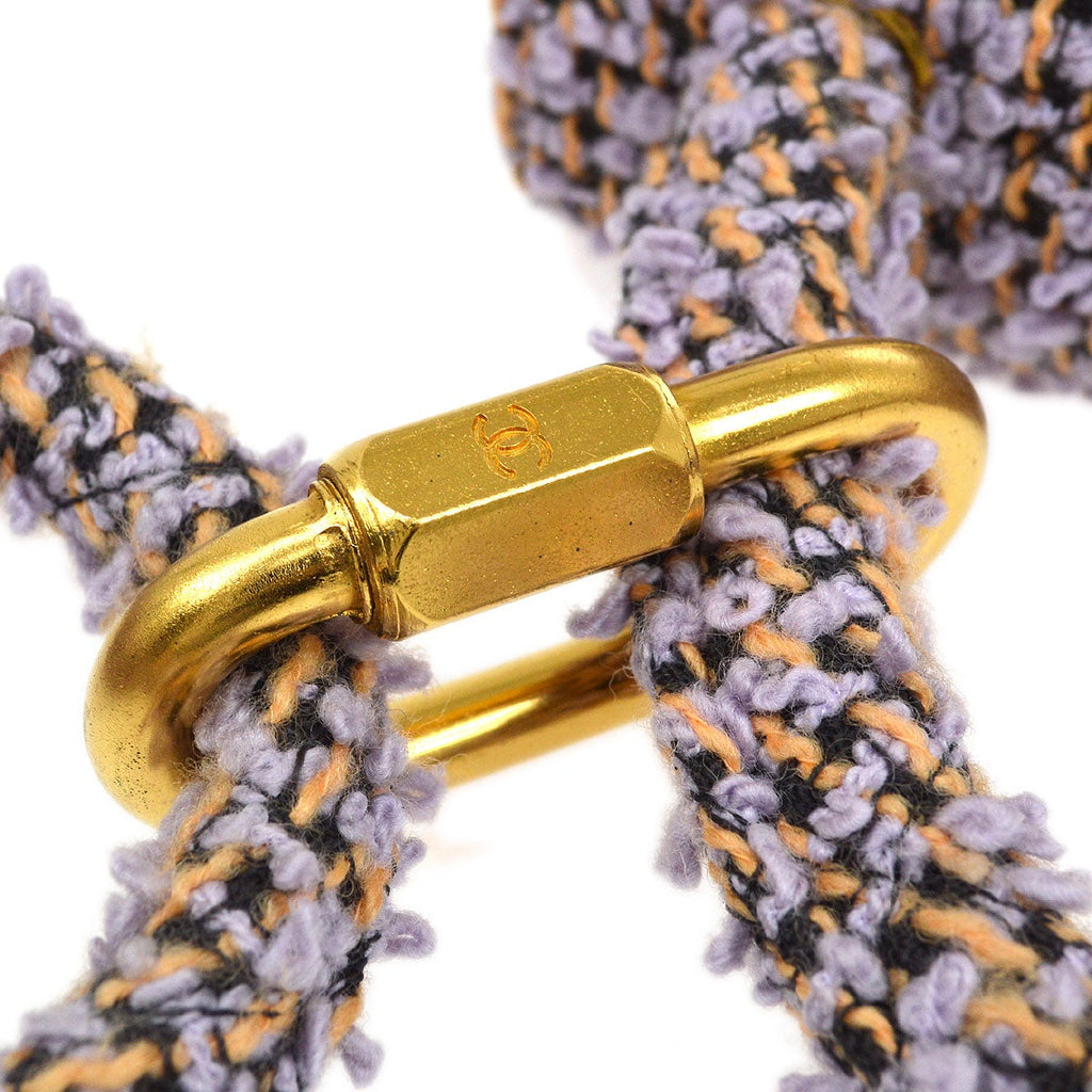 CHANEL * 1994 Tweed Top Handle Bag Set