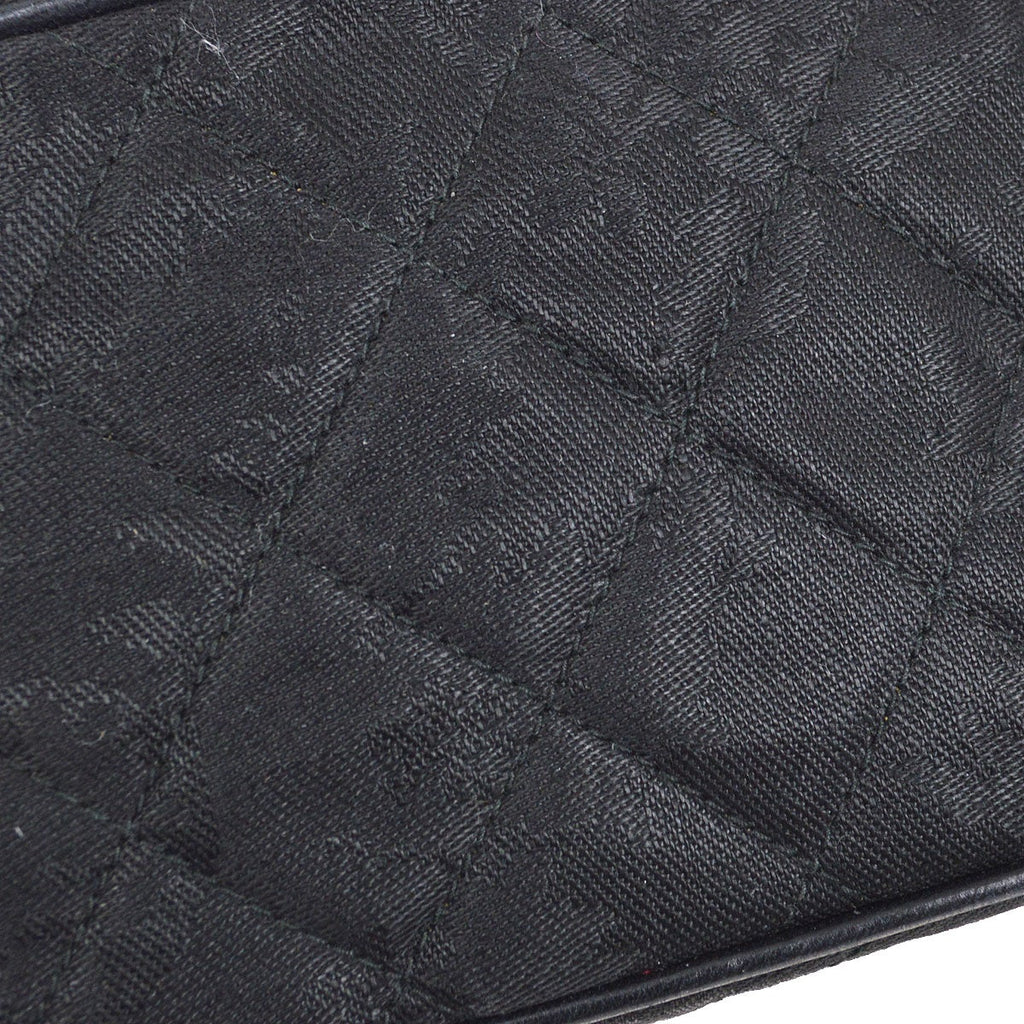 CHANEL 1991-1994 Black Canvas Camera Bag Mini