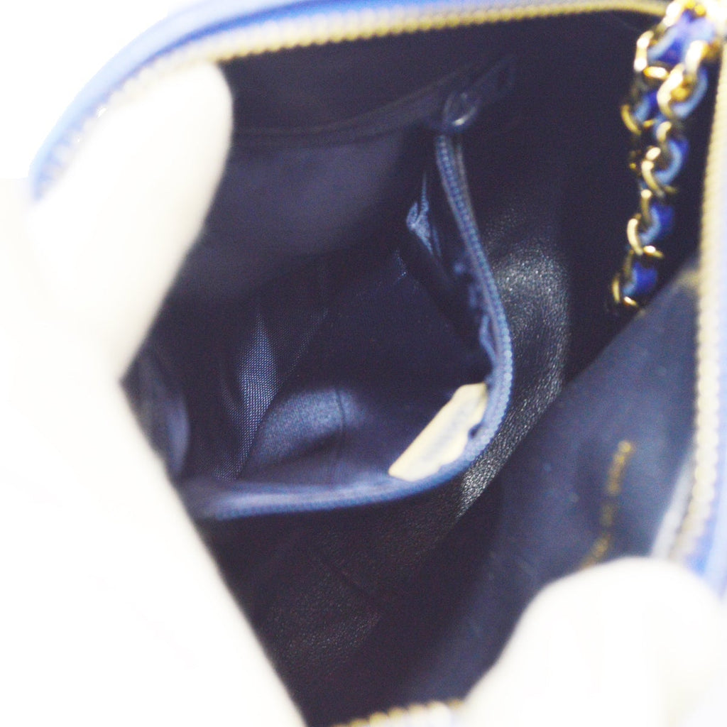 CHANEL 1986-1989 Bijoux Printed Camera Bag Mini Satin