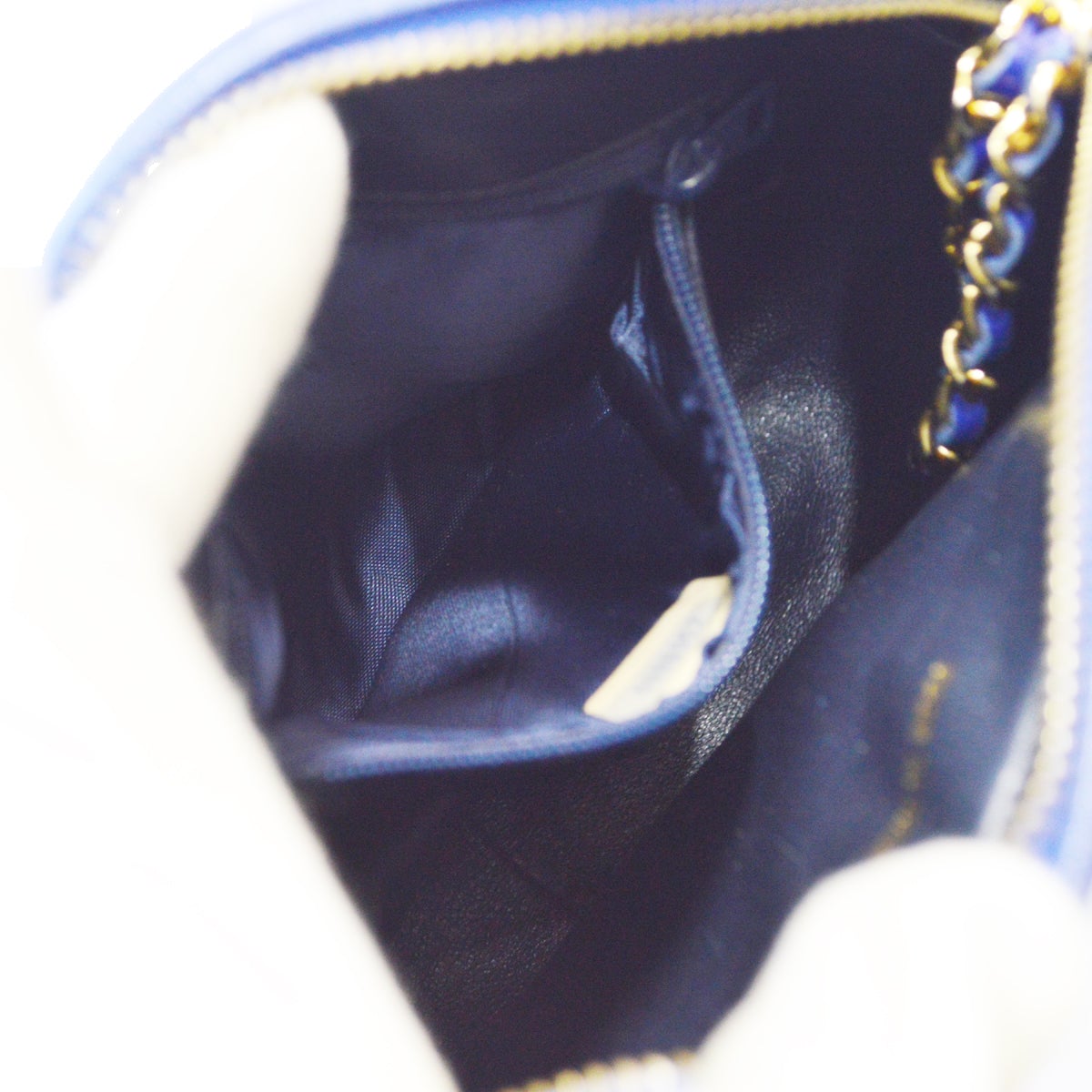 CHANEL 1986-1989 Bijoux Printed Camera Bag Mini Satin