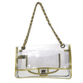 CHANEL 2006-2008 PVC Classic Single Flap Bag Large