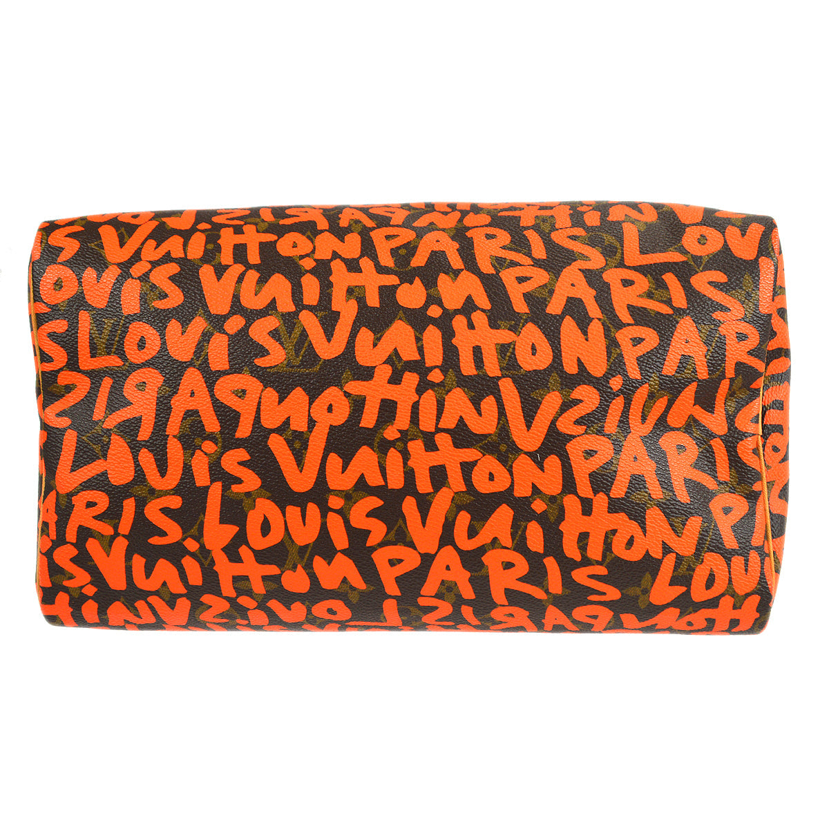 LOUIS VUITTON SPEEDY 30 ORANGE MONOGRAM GRAFFITI HANDBAG