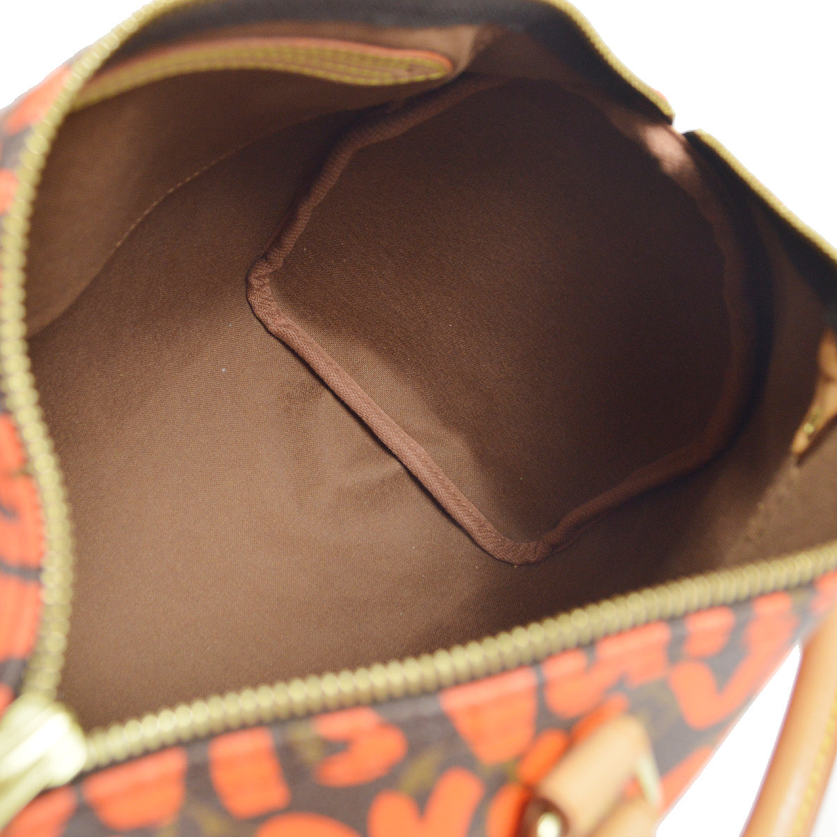 LOUIS VUITTON SPEEDY 30 ORANGE MONOGRAM GRAFFITI HANDBAG
