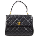 CHANEL 1996-1997 Handbag Mini Black Lambskin