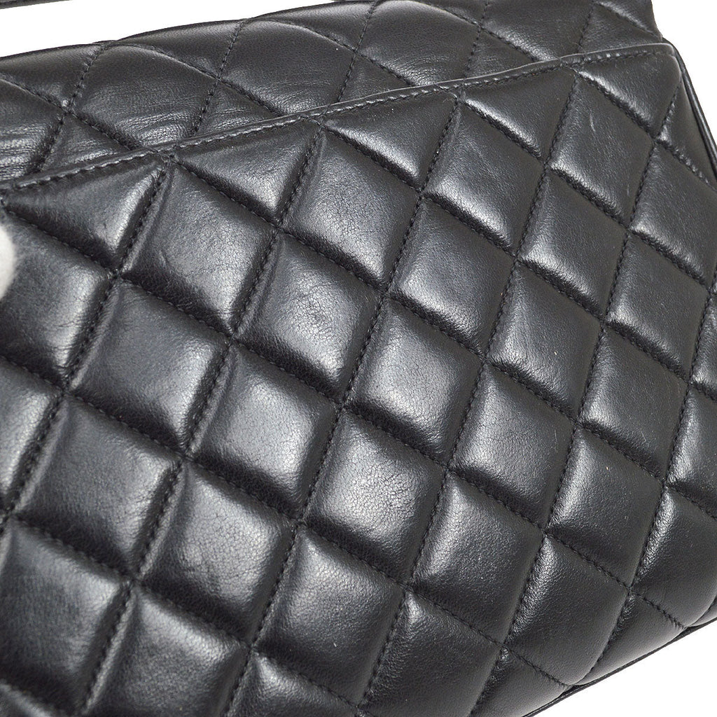 CHANEL 1996-1997 Handbag Mini Black Lambskin