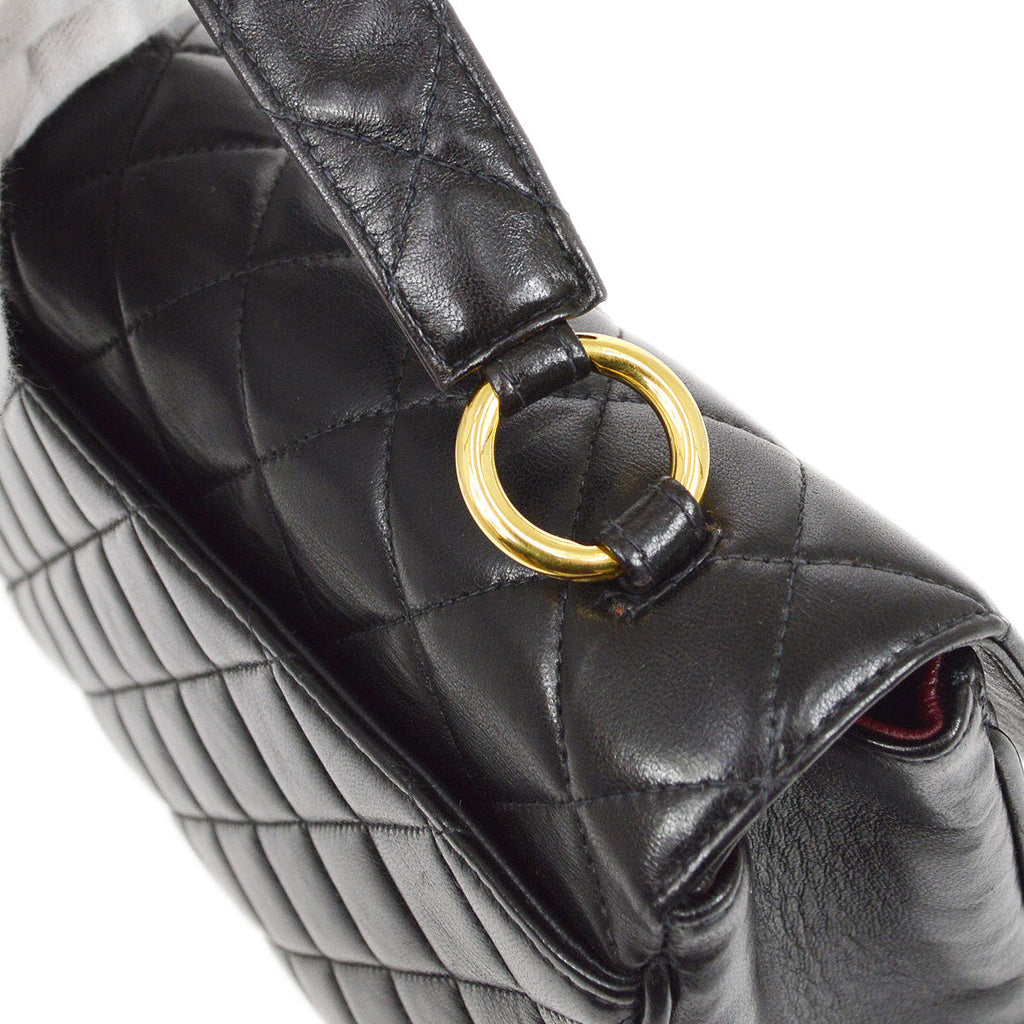 CHANEL 1996-1997 Handbag Mini Black Lambskin