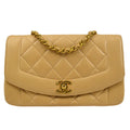 CHANEL * 1994-1996 Beige Lambskin Diana Small