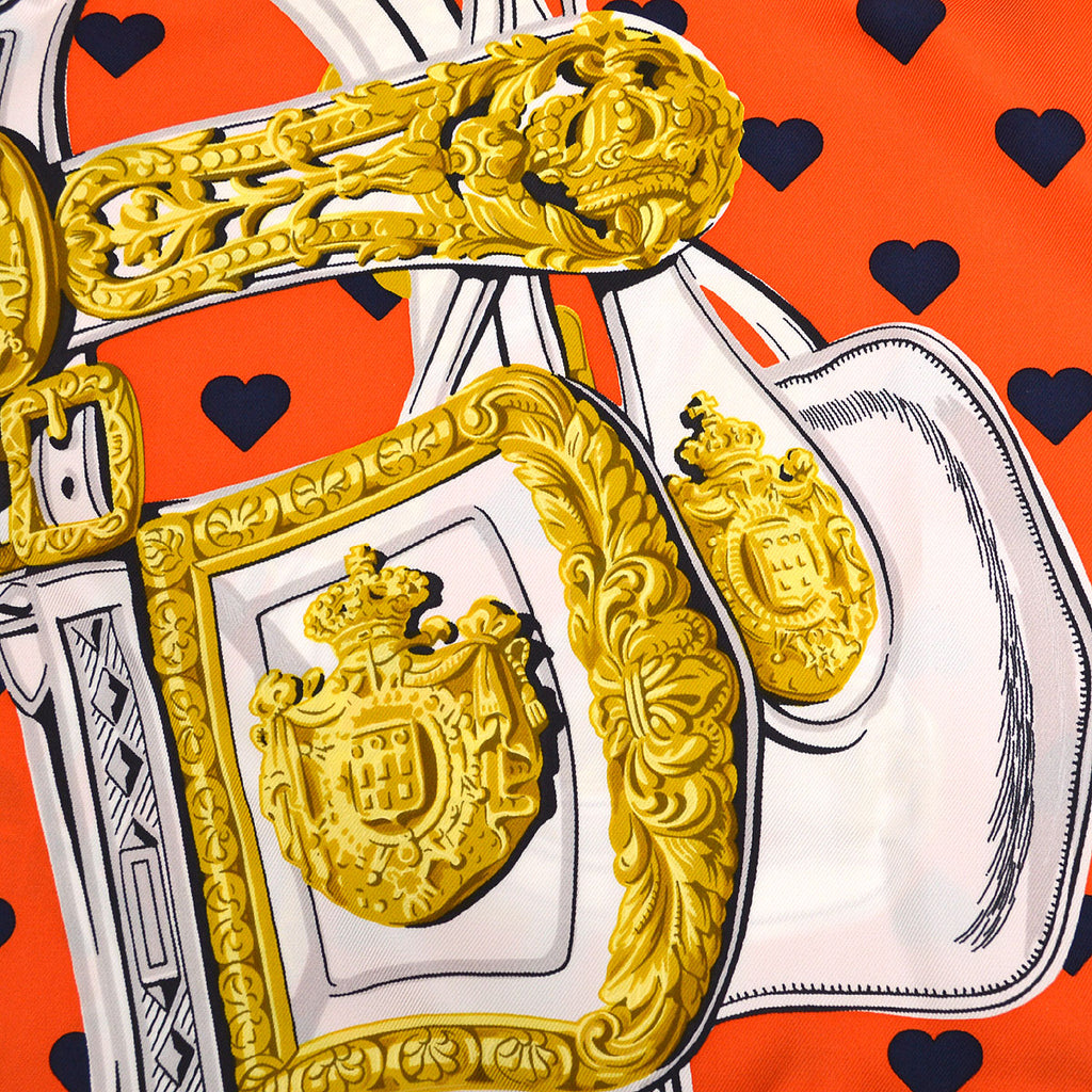 Hermes 2016 Carre 90 Brides De Gala Love by Aline Honore