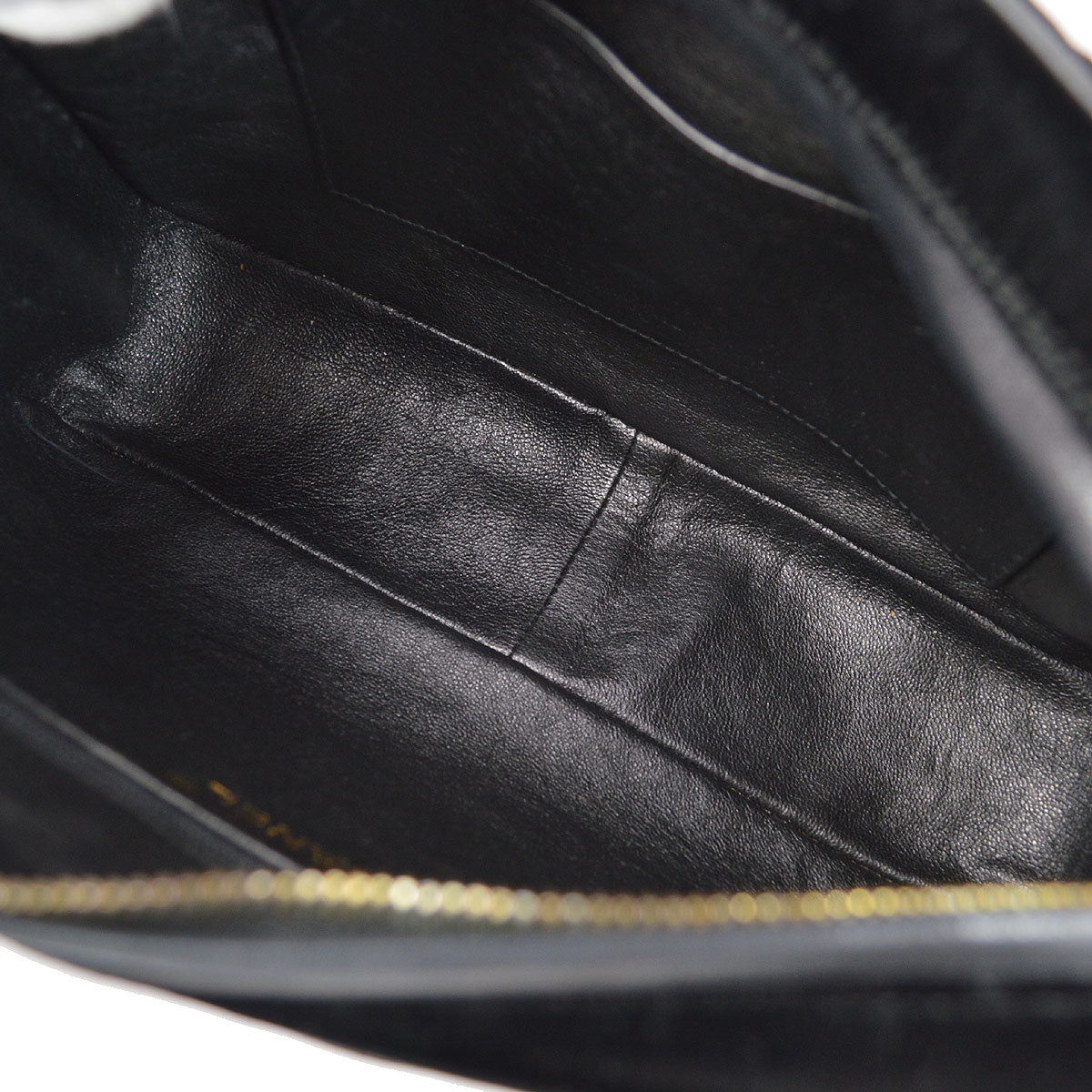 CHANEL 1991-1994 Black Velvet Diamond Camera Bag Small
