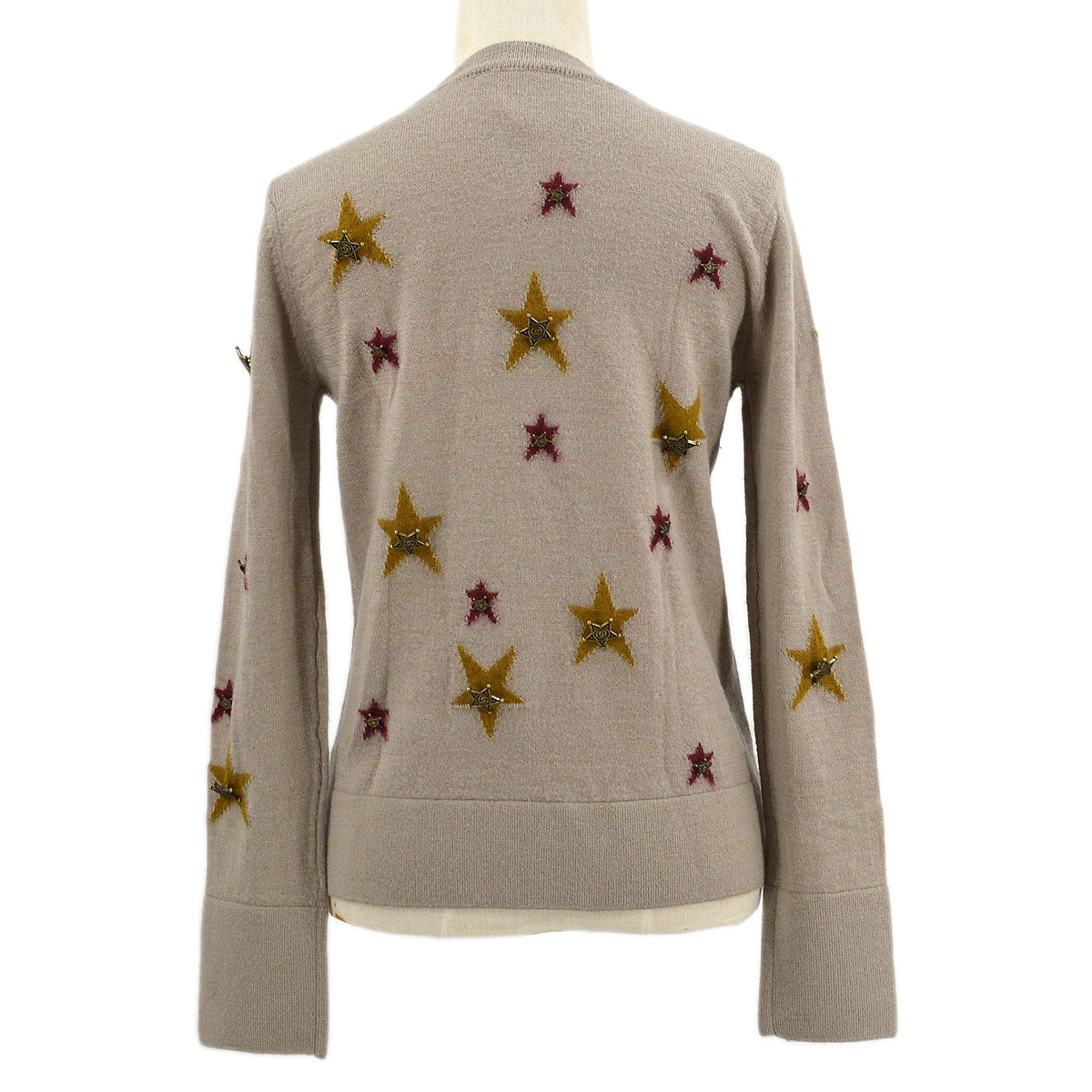 Damage Chanel 2014 star intarsia knit jumper #38