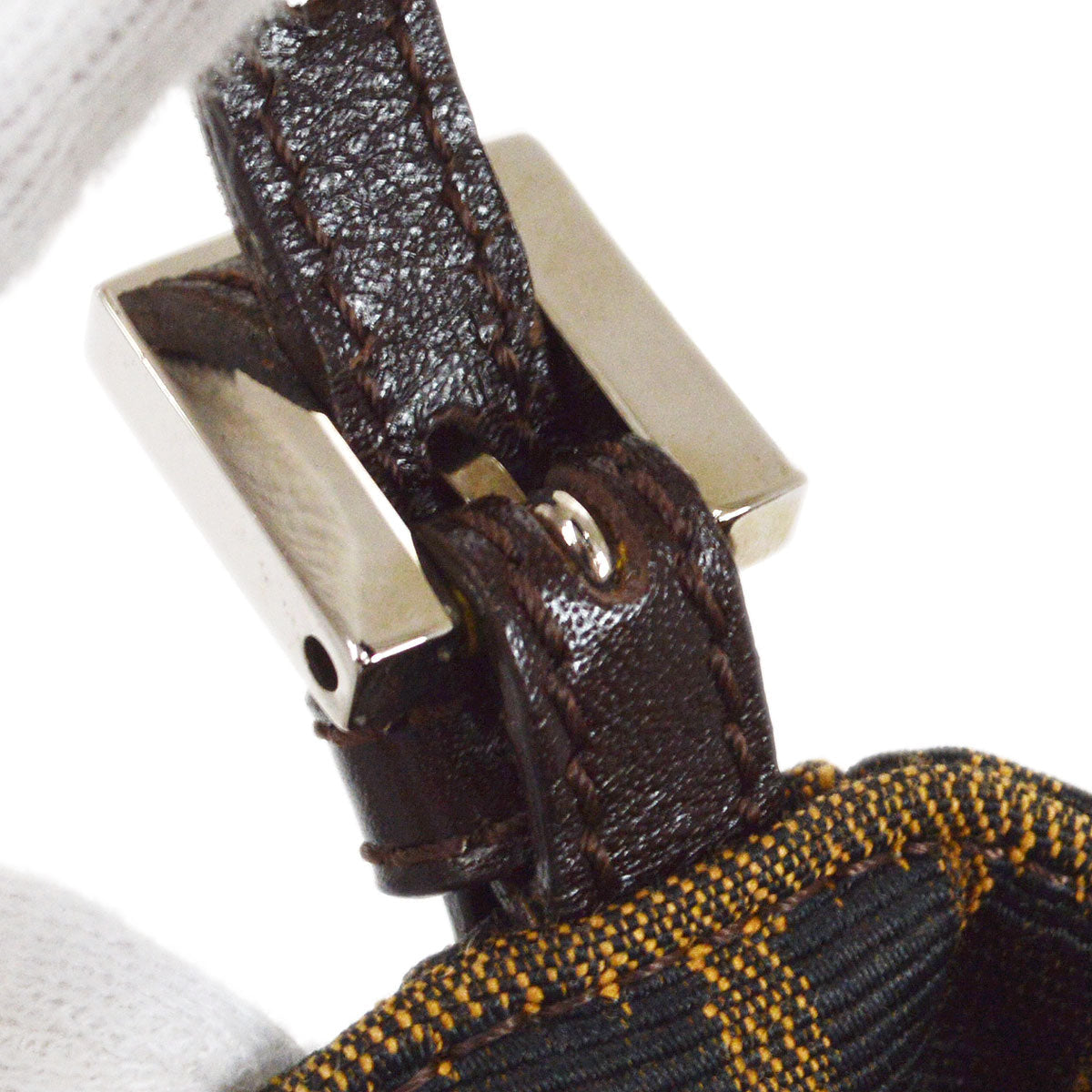FENDI Zucca Mini Hand Bag Brown 02238