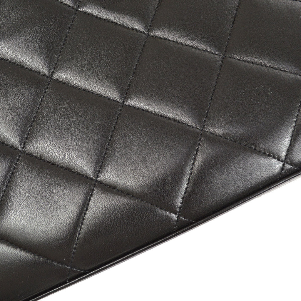 CHANEL 1996-1997 Black Lambskin Briefcase