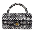 CHANEL 1994 Tweed Top Handle Bag