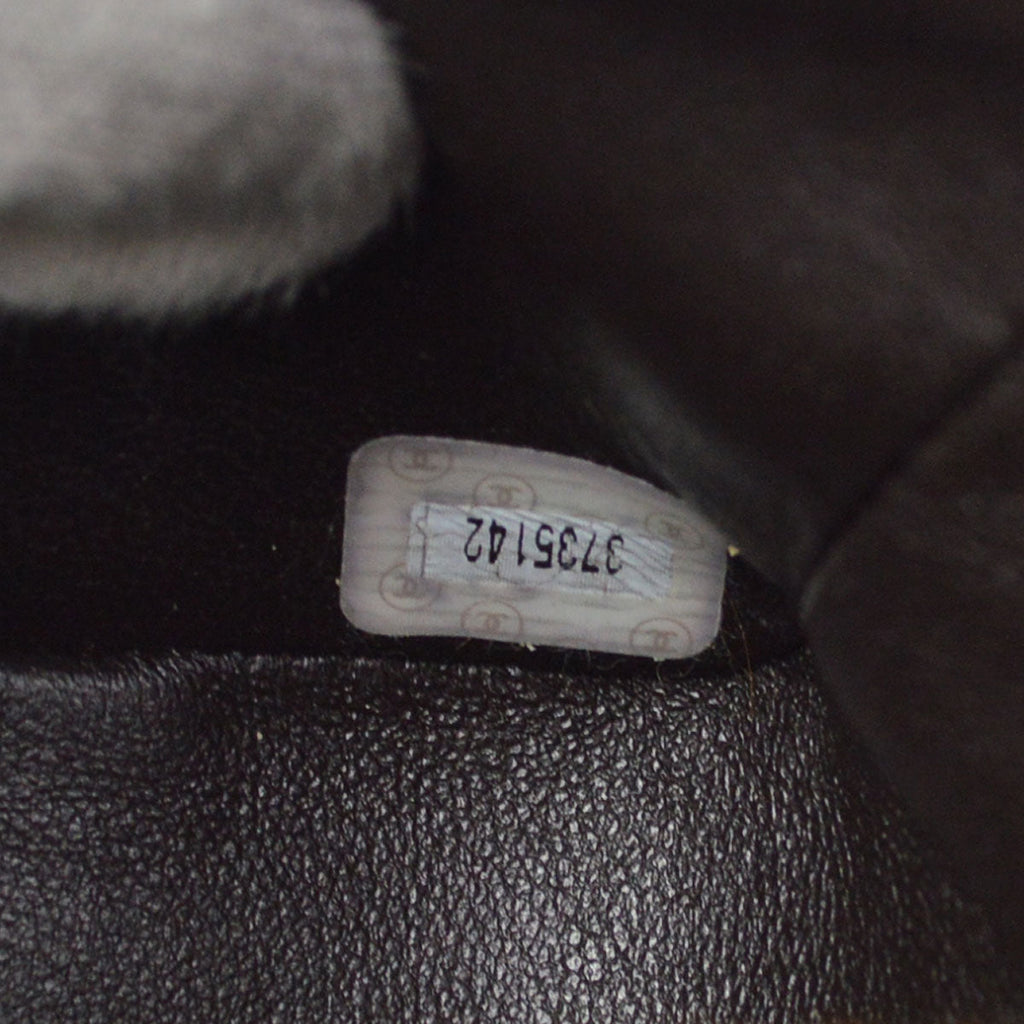 CHANEL 1994-1996 Brown Velvet Classic Flap Backpack Medium