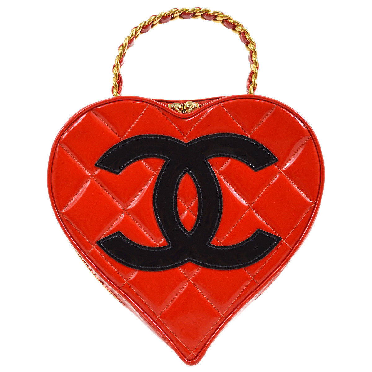 CHANEL * 1995 Heart Vanity Handbag