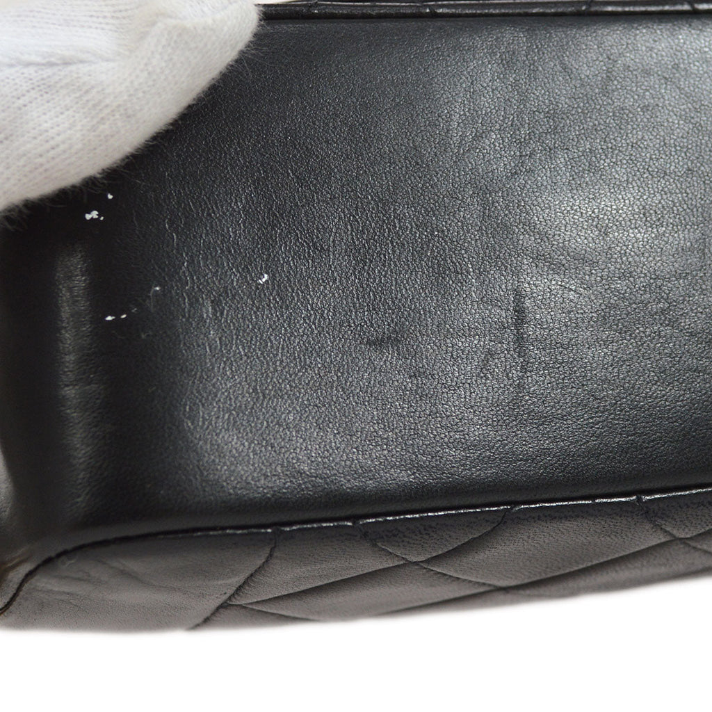 CHANEL 1991-1994 Black Lambskin Diana Flap Small