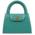 CHANEL 1998 Blue Caviar Handbag Small