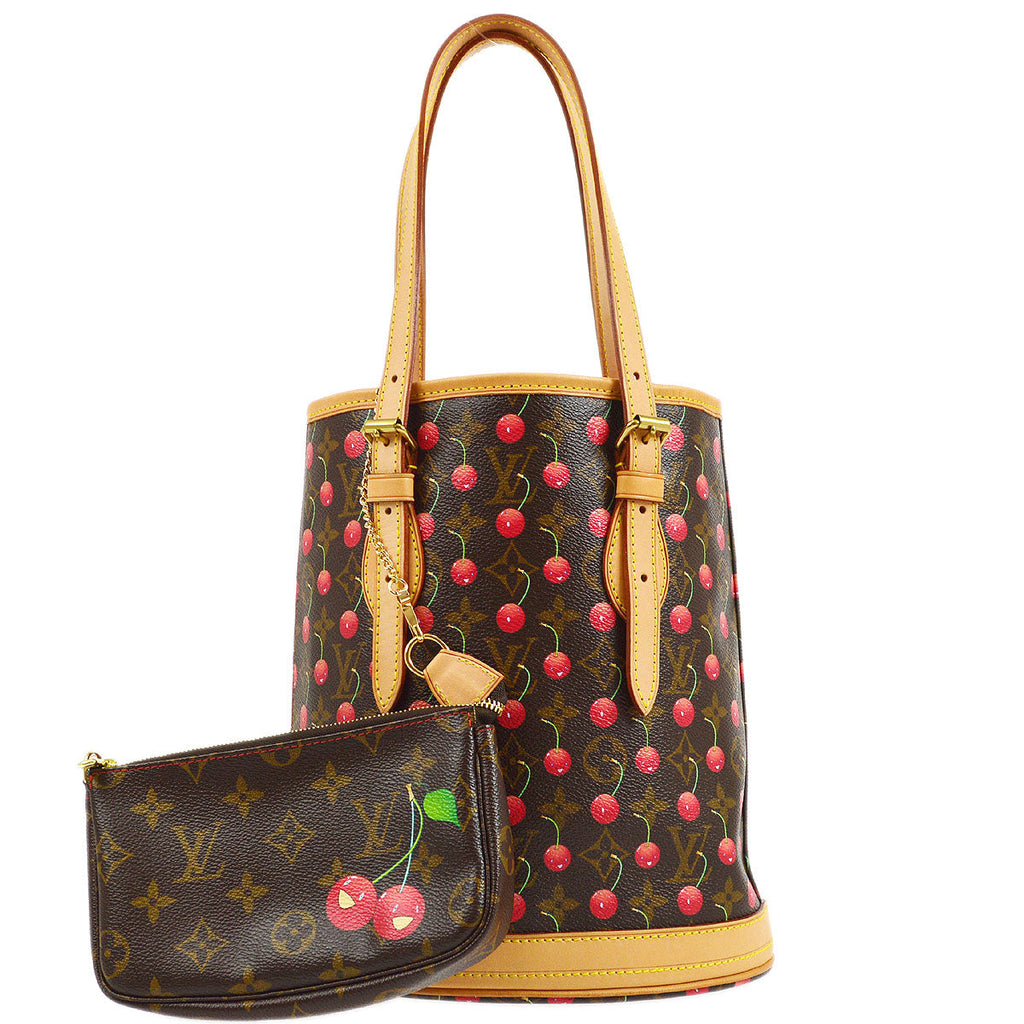 LOUIS VUITTON 2005 BUCKET PM MONOGRAM CHERRY M95012