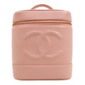 CHANEL 2003-2004 Pink Caviar Timeless Vanity Handbag