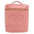 CHANEL 2003-2004 Pink Caviar Timeless Vanity Handbag