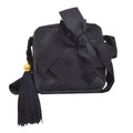 CHANEL 1991-1994 Camera Bag Mini Black satin