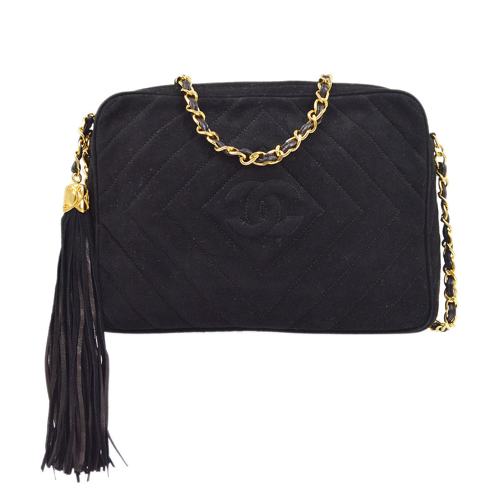 CHANEL 1991-1994 Small Diamond Camera Bag