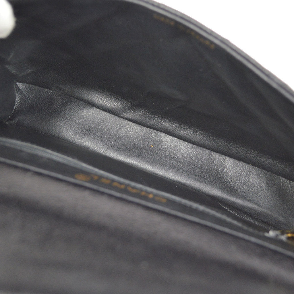 CHANEL 1996-1997 Both Side Classic Flap Small Black Caviar