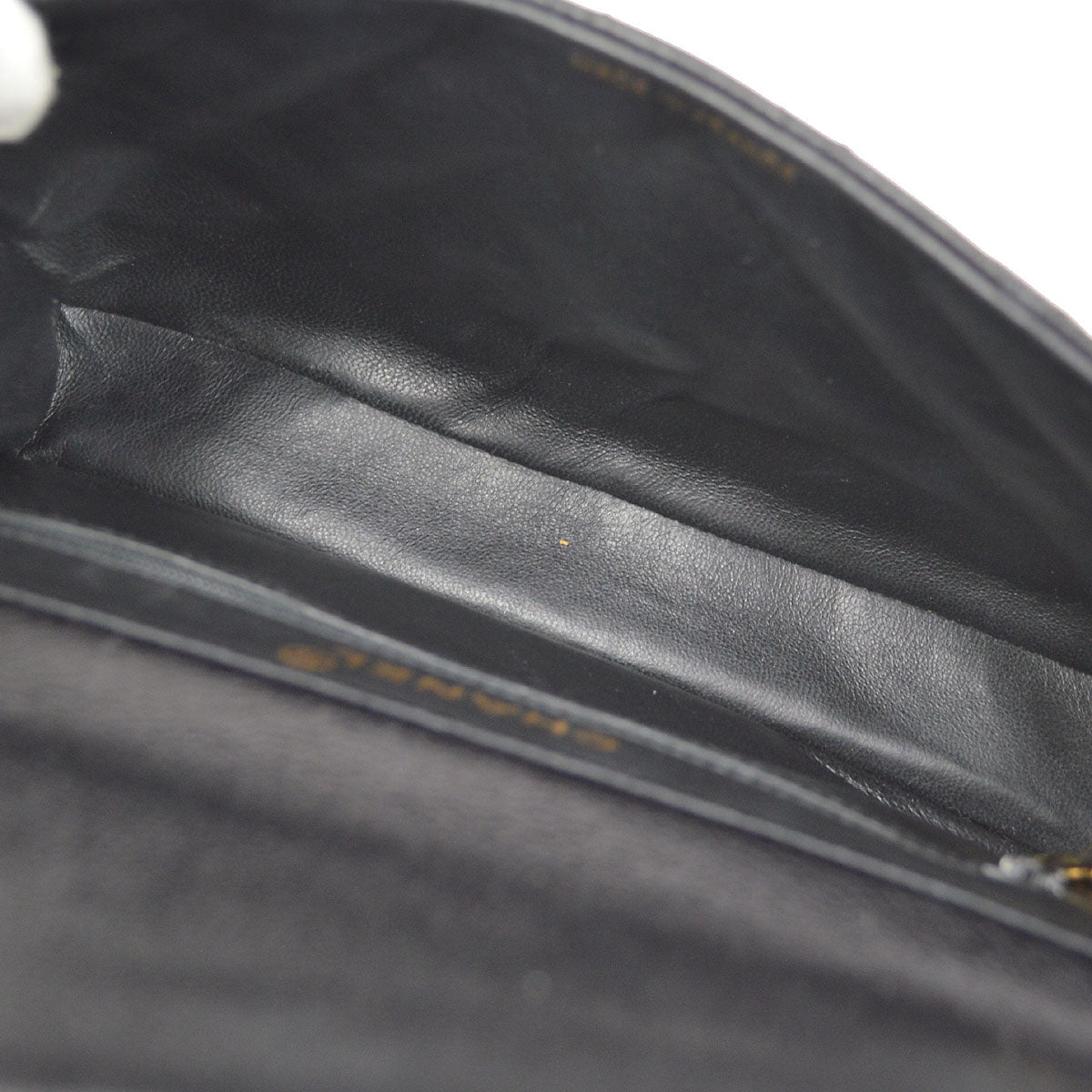 CHANEL 1996-1997 Both Side Classic Flap Small Black Caviar