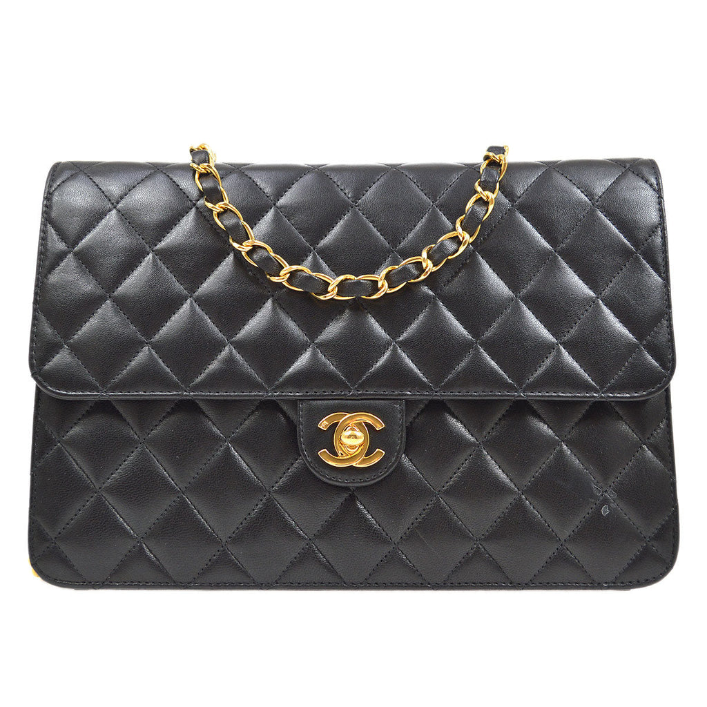 CHANEL 2001-2003 Turnlock Half Flap Medium