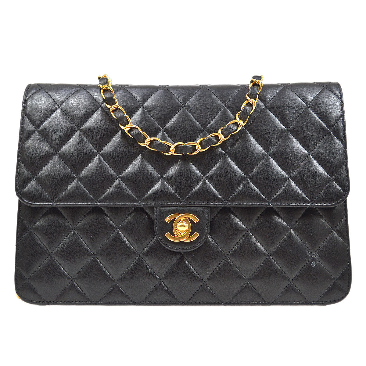 CHANEL 2001-2003 Turnlock Half Flap Medium