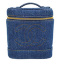 CHANEL 1996-1997 Timeless Vanity Handbag Denim