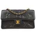 CHANEL * 1994-1996 Star Stitch Classic Single Flap Medium