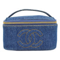 CHANEL 1997 timeless Vanity Handbag Denim
