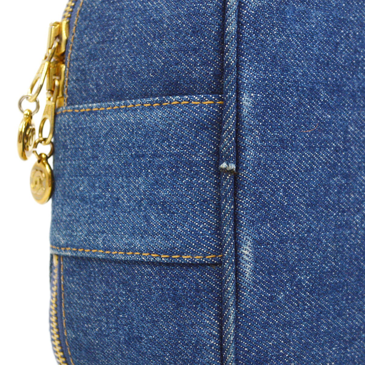 CHANEL 1997 timeless Vanity Handbag Denim