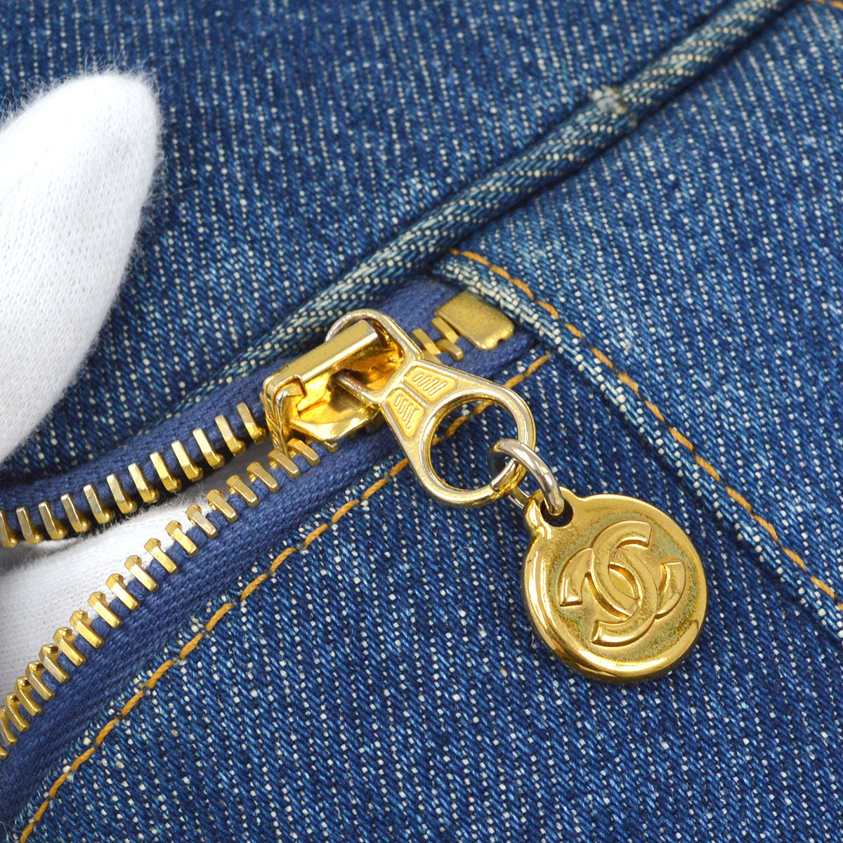 CHANEL 1997 timeless Vanity Handbag Denim