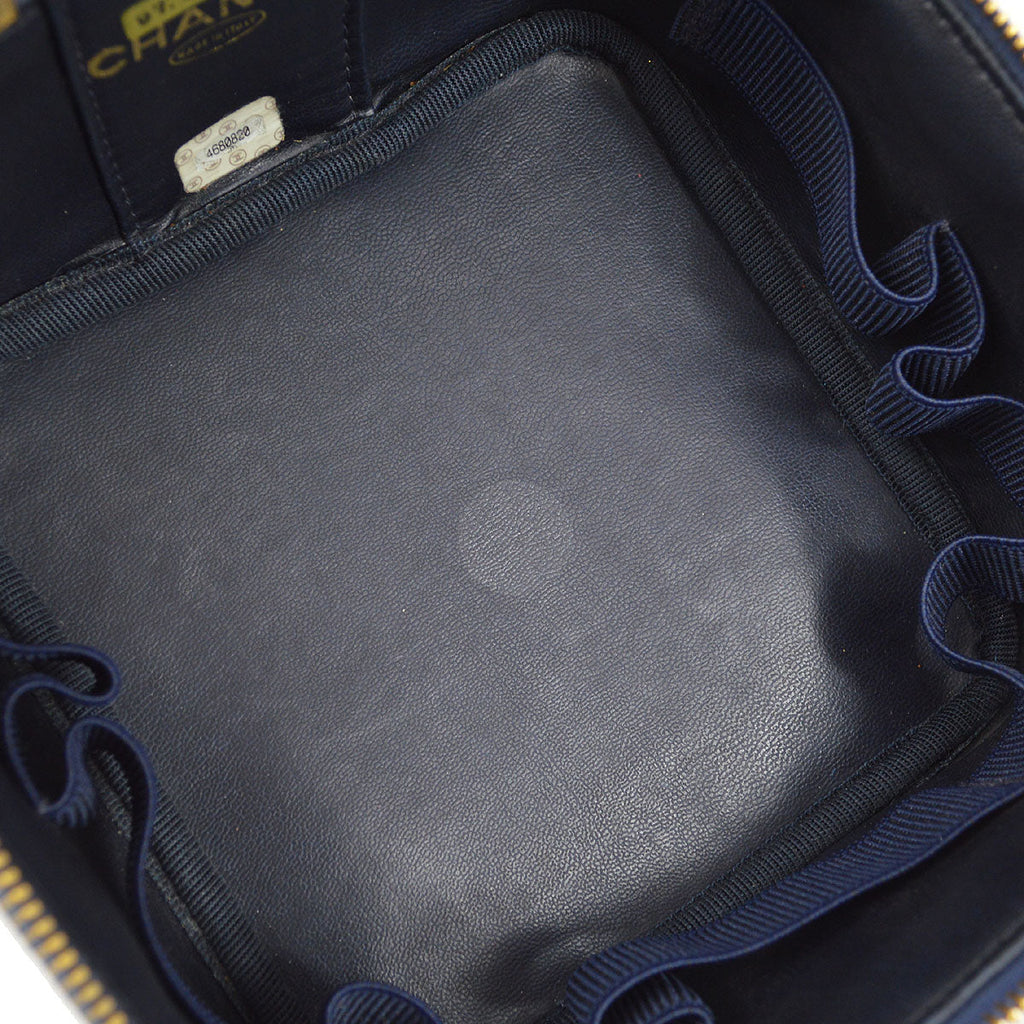 CHANEL 1997 timeless Vanity Handbag Denim