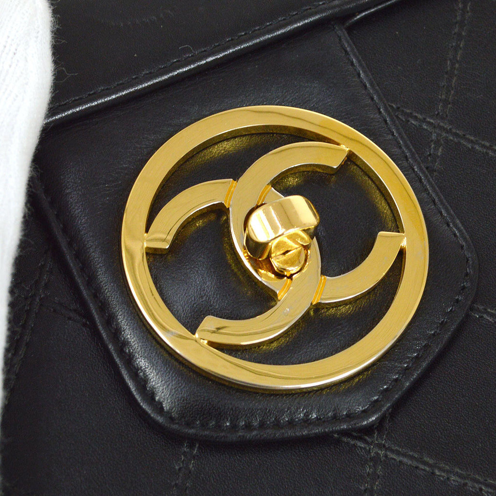 CHANEL 1991-1994 Cosmoline Circled CC Vanity Handbag