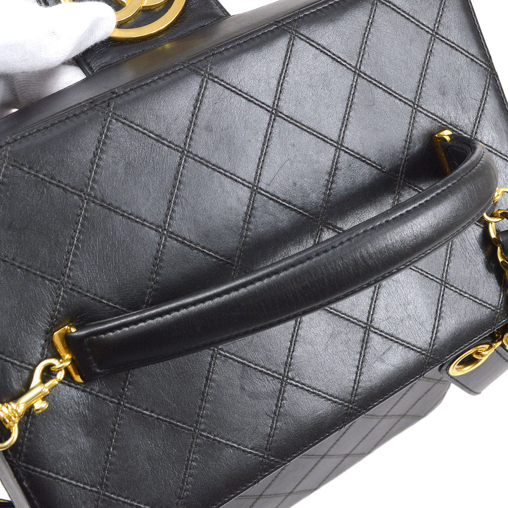 CHANEL 1991-1994 Cosmoline Circled CC Vanity Handbag