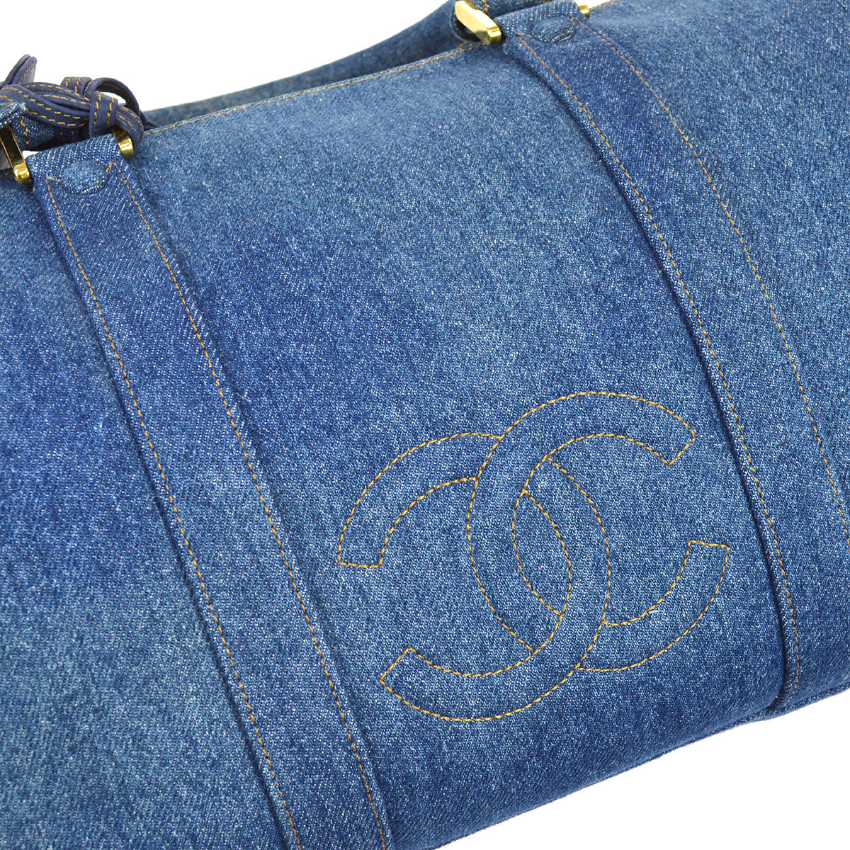 CHANEL 1996-1997 2way Boston 35 Denim