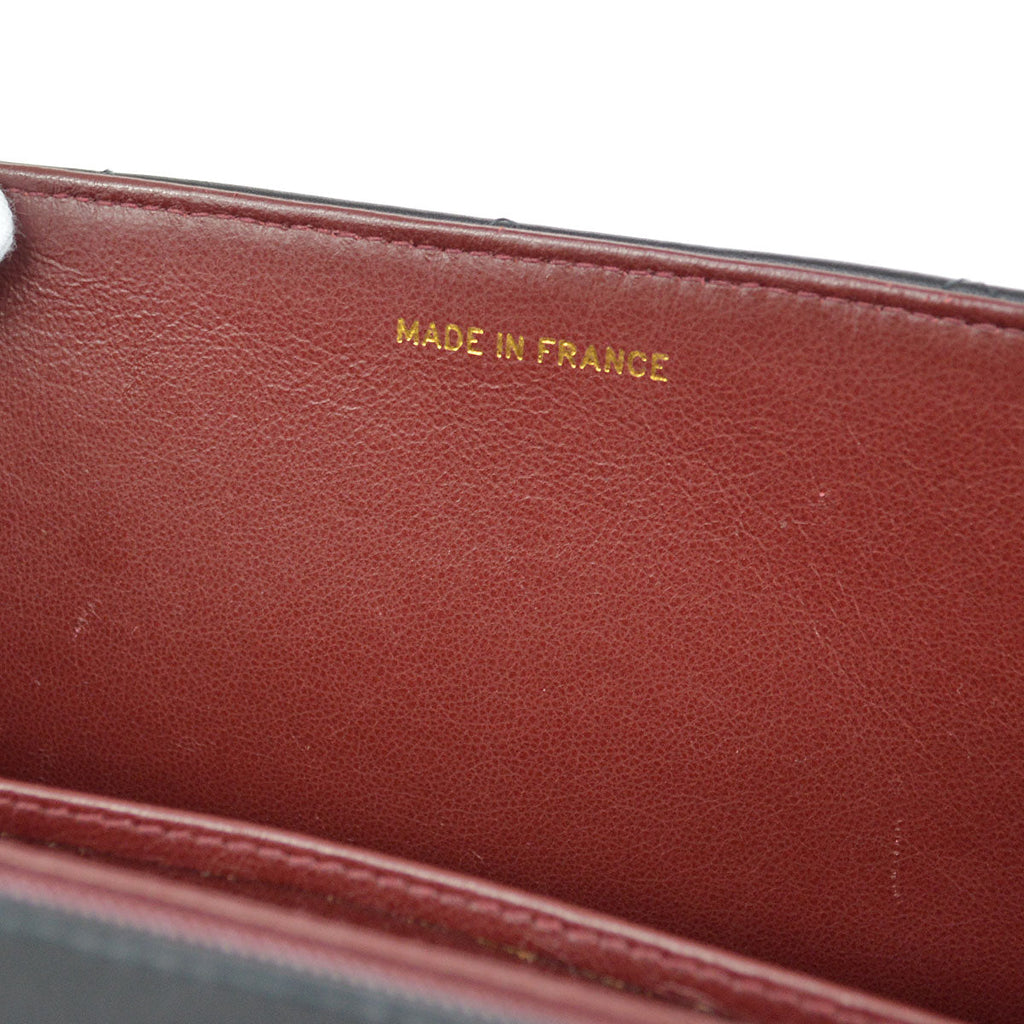 CHANEL 1991-1994 CC Flap Maxi Black Lambskin